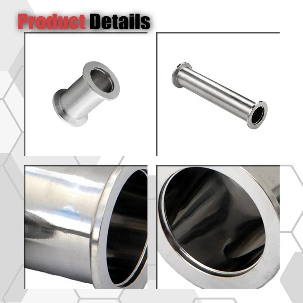 Stainless Steel Short Type Round Polished Pipe Spool with PTFE in-Lined