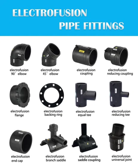 HDPE-Rohrverschraubungen Elektrofusions-Endkappe SDR11